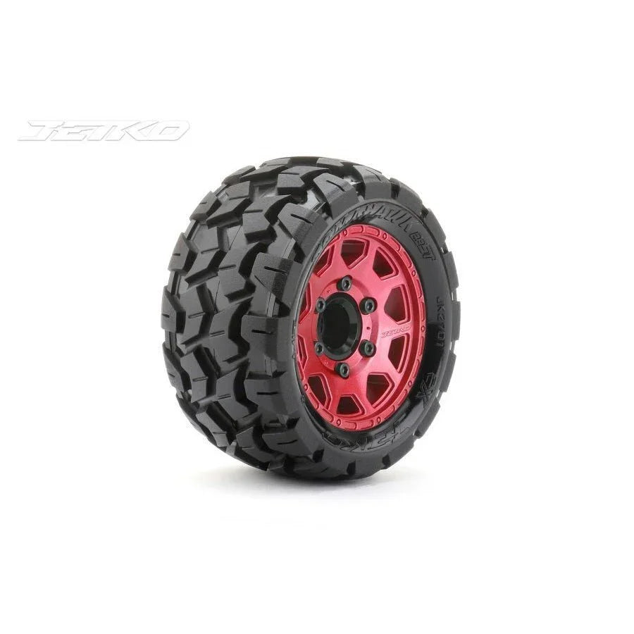 Jetko 1/10 ST 2.8 EX-TOMAHAWK Tyres (Claw Rim/Medium Soft/12mm 0 o/s) - image 3