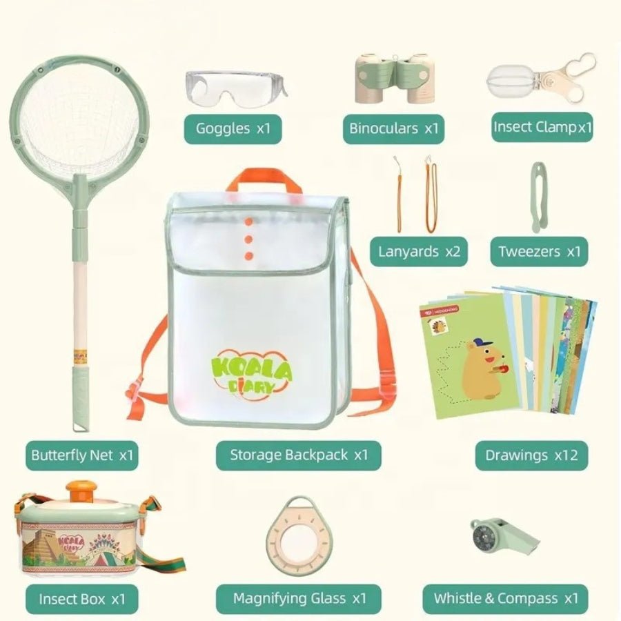 Koala Diary Exploring Kit – kids’ educational explorer set with diary, binoculars & tools for nature discovery and outdoor play.