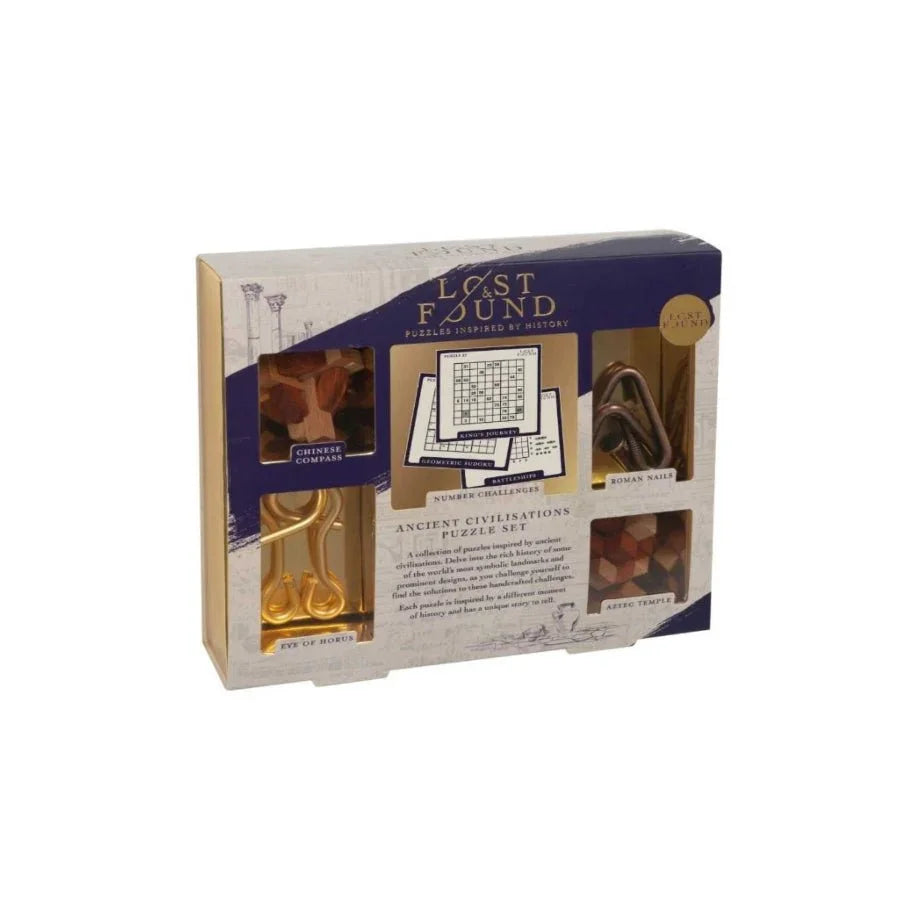 Lost & Found: Ancient Civilisations Puzzle Set – Professor Puzzle (Set of 5)