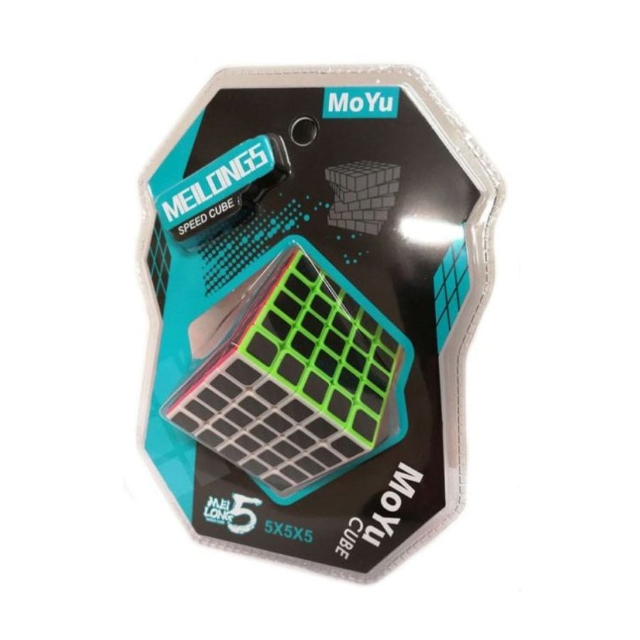 Magic Cube 5x5x5 colourful speed puzzle cube on display.