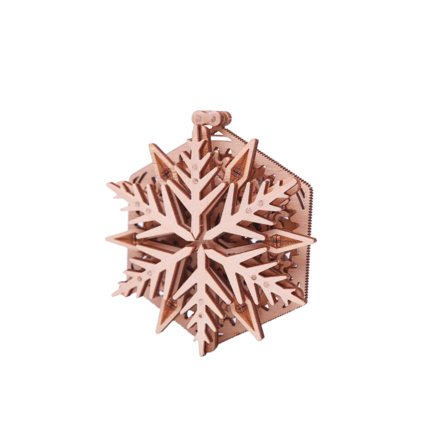 Wood Trick - Snowflake Wooden Model Kit