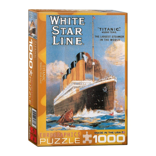 Eurographics - Titanic White Star Line Puzzle 1000pc