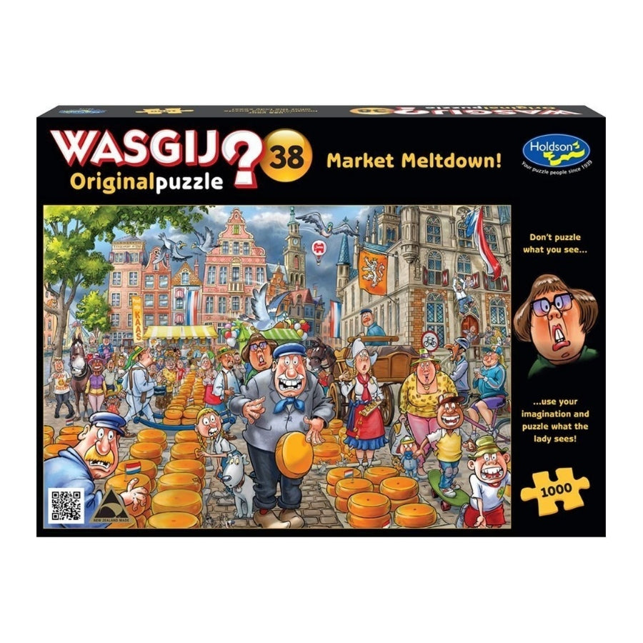 Holdson - WASGIJ? Original 38 Market Meltdown! Puzzle 1000pc