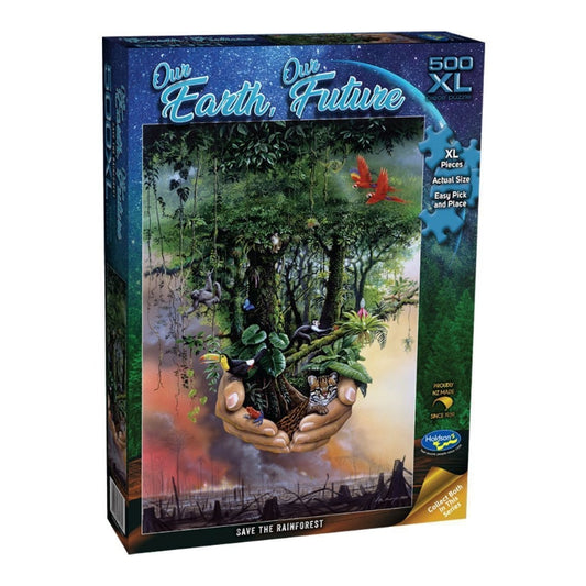 Holdson - Our Earth, Our Future - Save The Rainforest Large Piece Puzzle 500pc