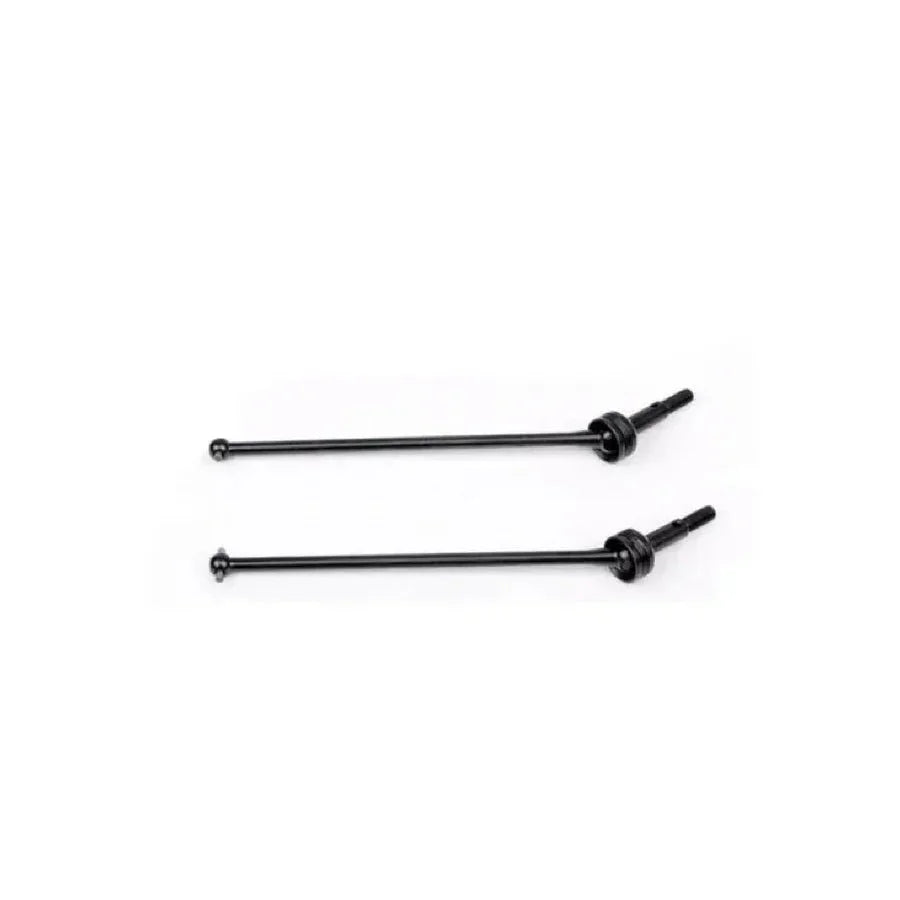 Black RC car drive shafts for model kits and hobby builds