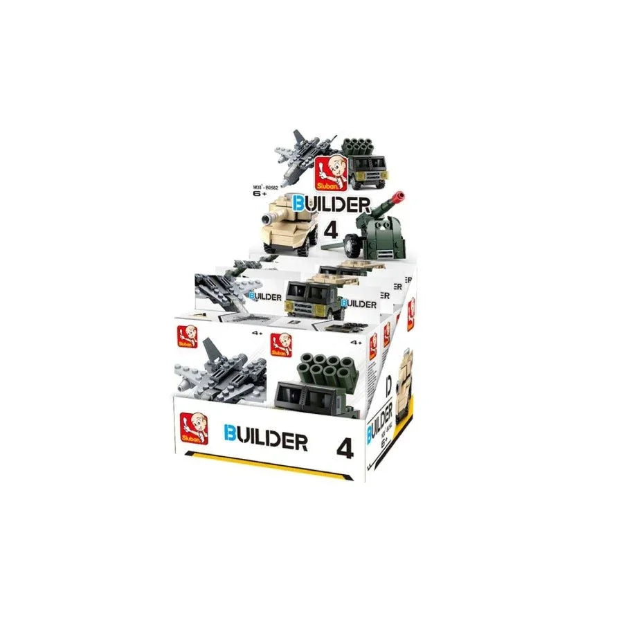 Sluban Builder Army Set – Mixed Designs (B0596 Display C27)