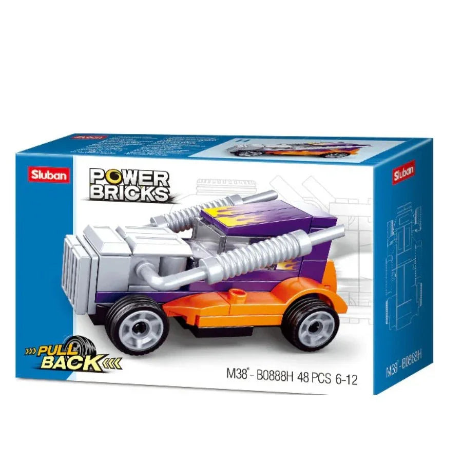 Sluban Power Bricks Pull Back Vehicles - image 8