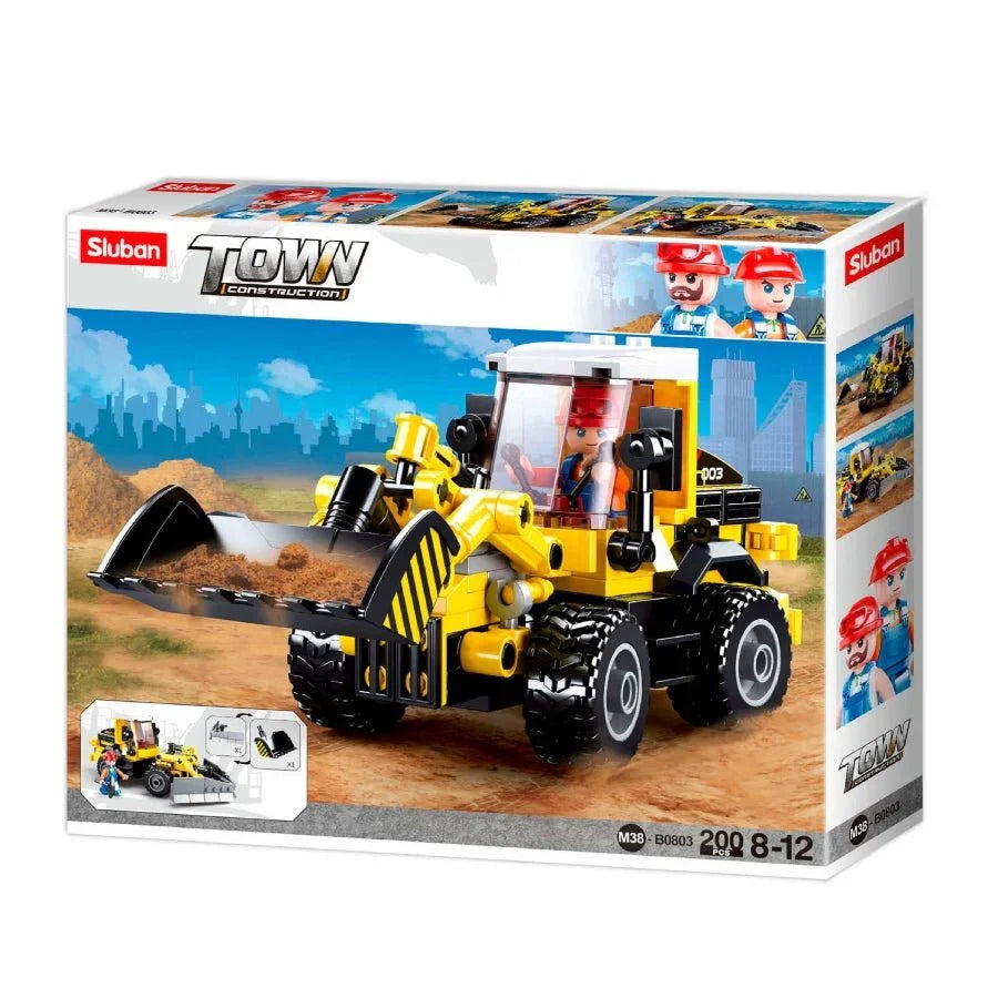 Sluban Town Dozer/Plow 200 pcs