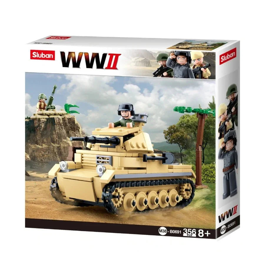 Sluban WW2 Tank Panzer 2