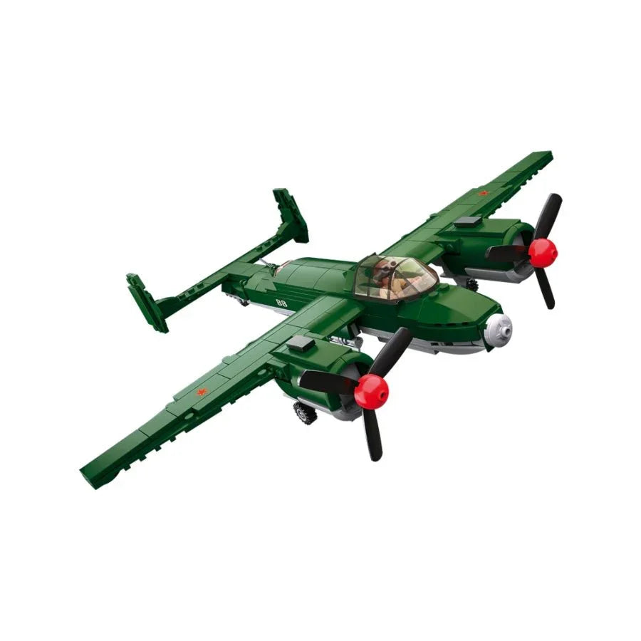 Sluban WWII Tupolev TU-2 Bomber – 311 PCS Brick Set (B0688 C16)