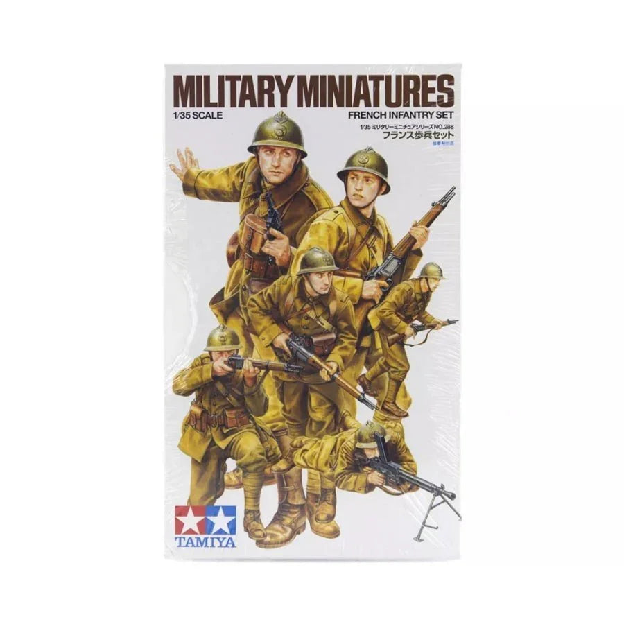 Tamiya 35288 1/35 French Infantry WWII Figure Set Plastic Model Kit