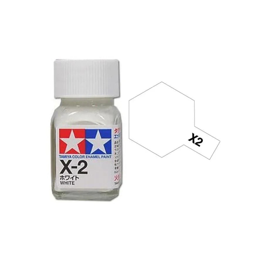 Tamiya Mini Enamel Paint – White X-2 (10ml)
