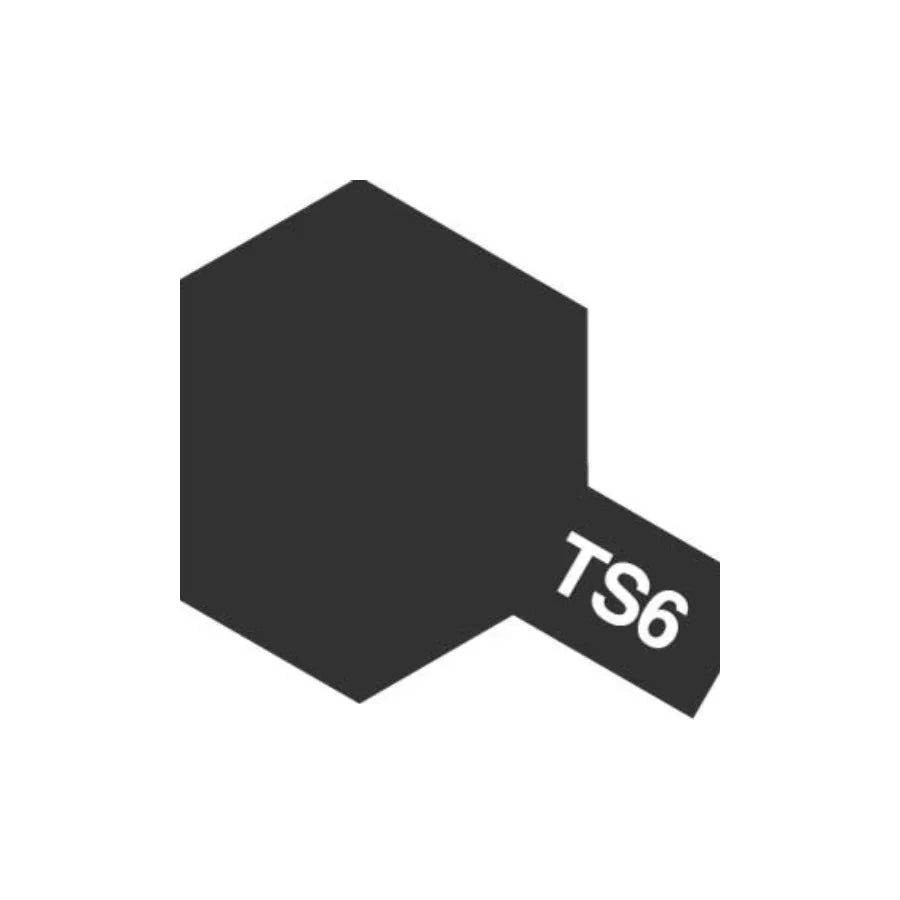 TS6 dark gray spray paint swatch for model kits and hobby projects