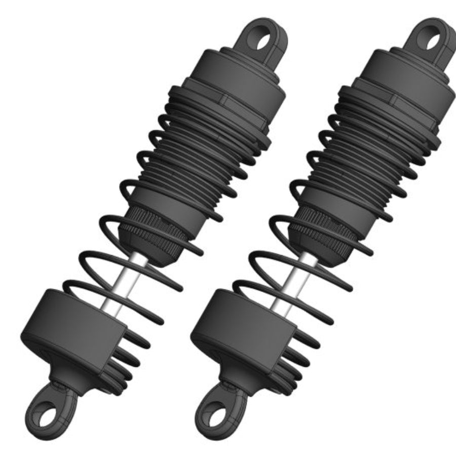 Team Corally C-00250-040 front shock absorber set for 1/10 Mammoth, Moxoo, and Triton RC trucks