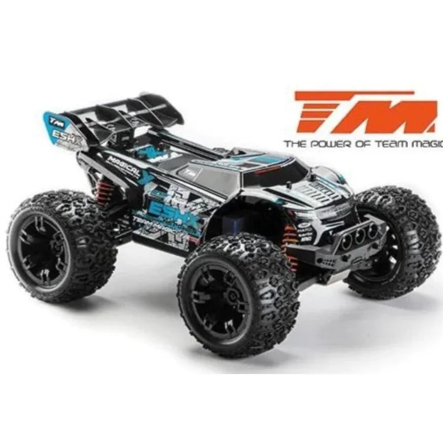 Team Magic 1/10 E5 HX 4S Brushless Monster Truggy – Blue (51006)