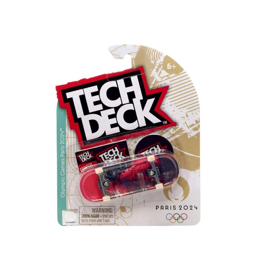 Tech Deck 96mm Olympics Series fingerboard with authentic skate graphics