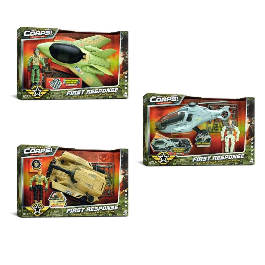 The Corps! First Response Vehicles – Assorted Emergency & Rescue Vehicles (One Supplied)