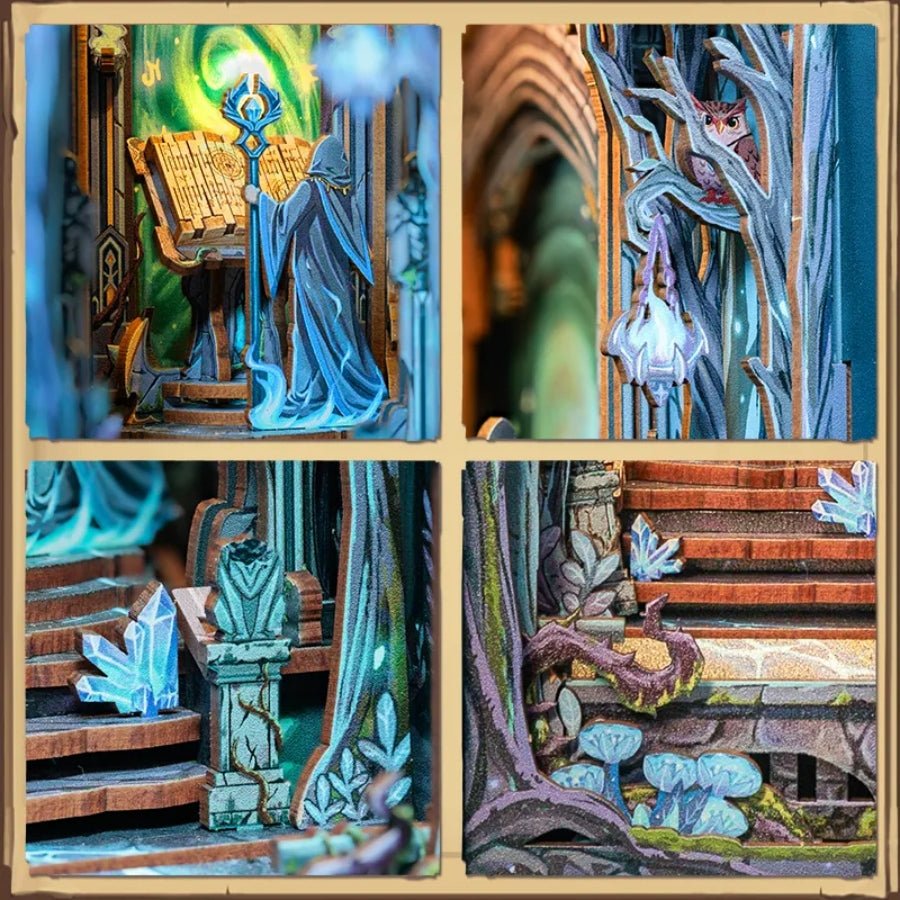 The Gate of Wonderland Book Nook – Cutebee DIY miniature craft kit