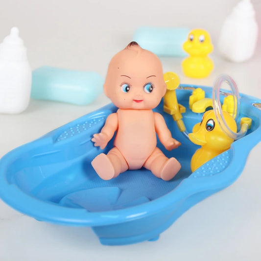 Baby Doll Bath Tub Set Assorted