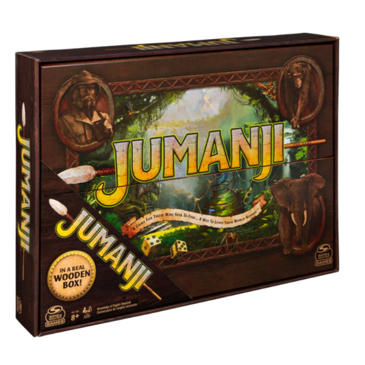 Jumanji Board Game Wooden Box
