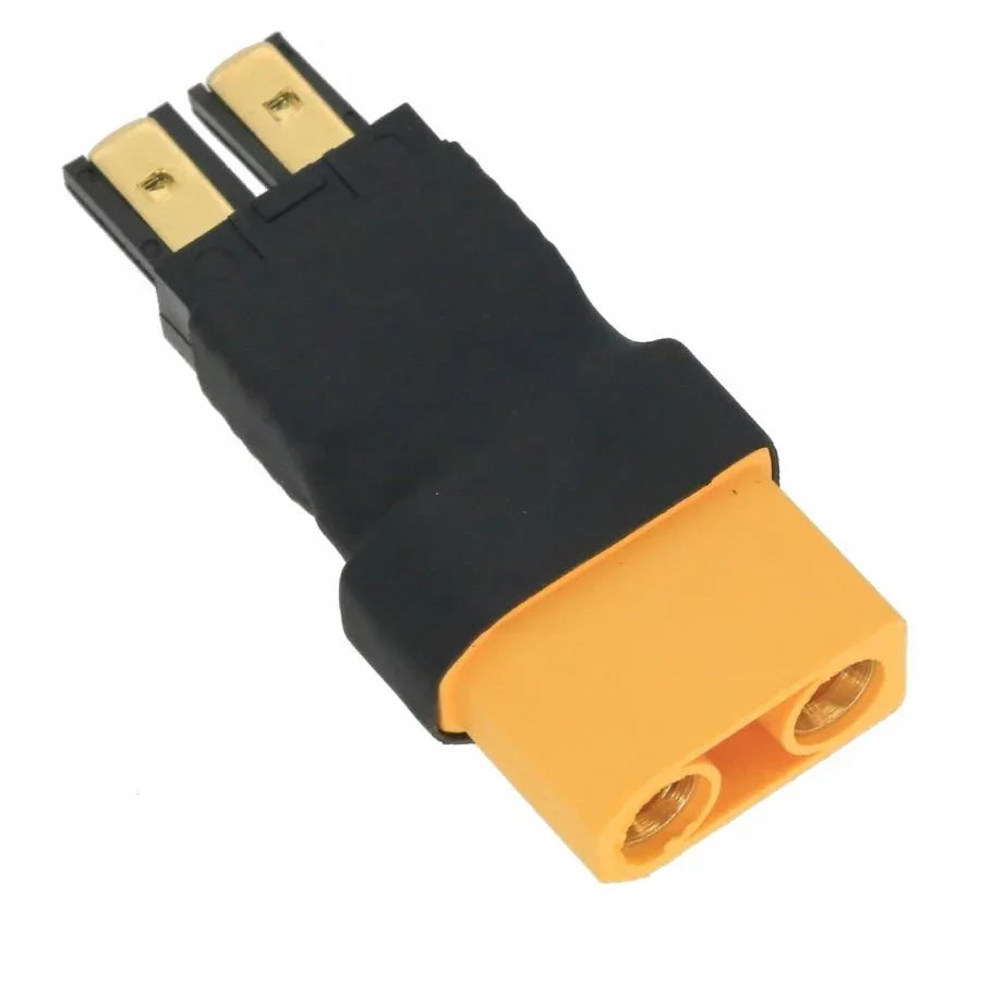 Traxxas TRX female to XT90 male adapter for RC battery power conversion