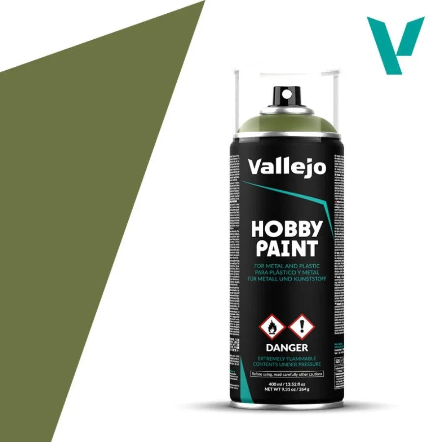 Vallejo Aerosol Goblin Green 400ml AV28027 hobby spray paint can