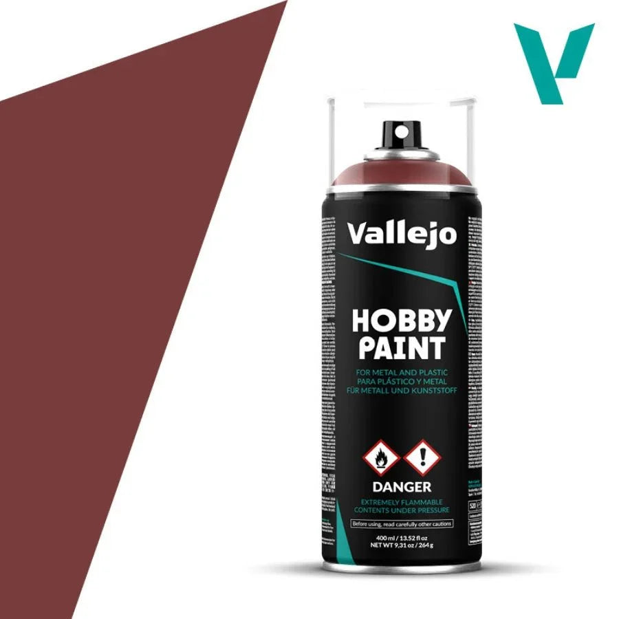 Vallejo Aerosol Gory Red 400ml AV28029 hobby spray paint can