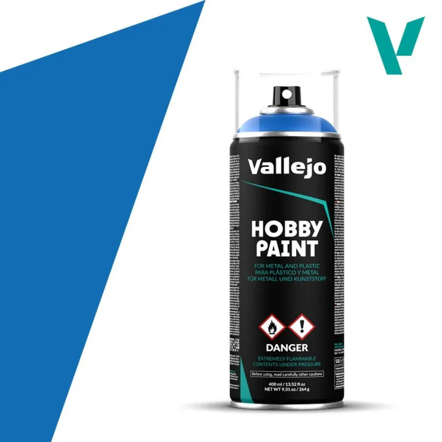 Vallejo Aerosol Magic Blue 400ml AV28030 hobby spray paint can