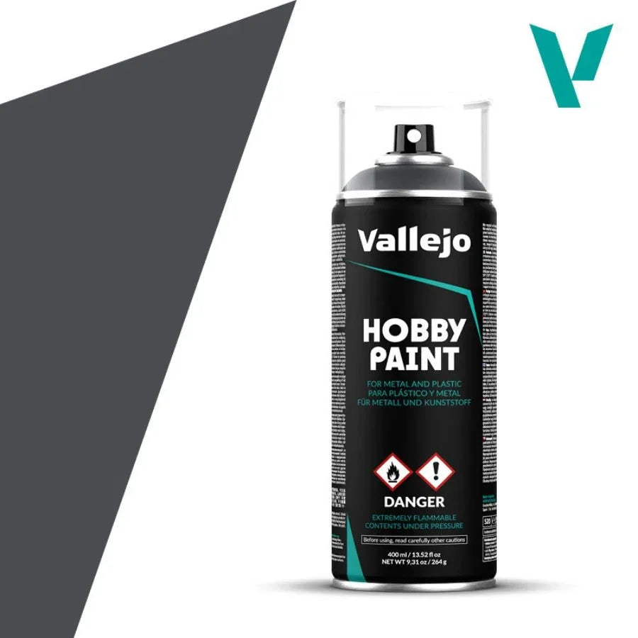 Vallejo Aerosol Panzer Grey 400ml AV28002 hobby spray paint can
