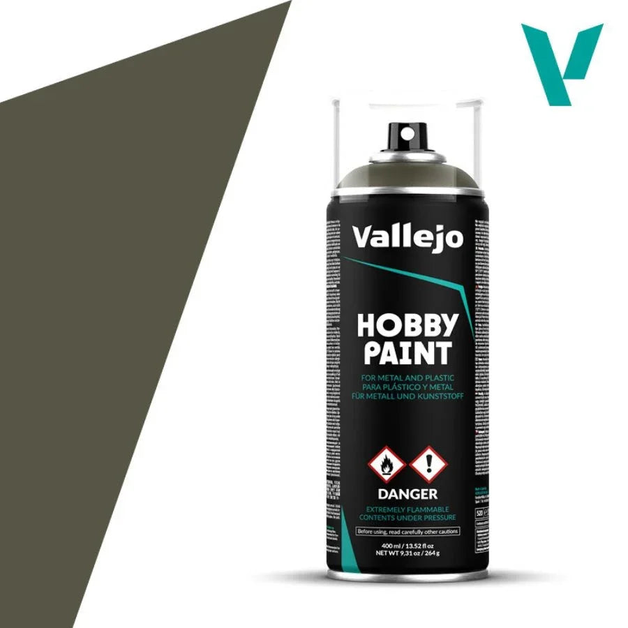 Vallejo Aerosol Russian Green 4BO 400ml AV28003 hobby spray paint can