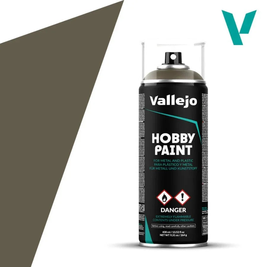 Vallejo Aerosol US Olive Drab 400ml AV28005 hobby spray paint can