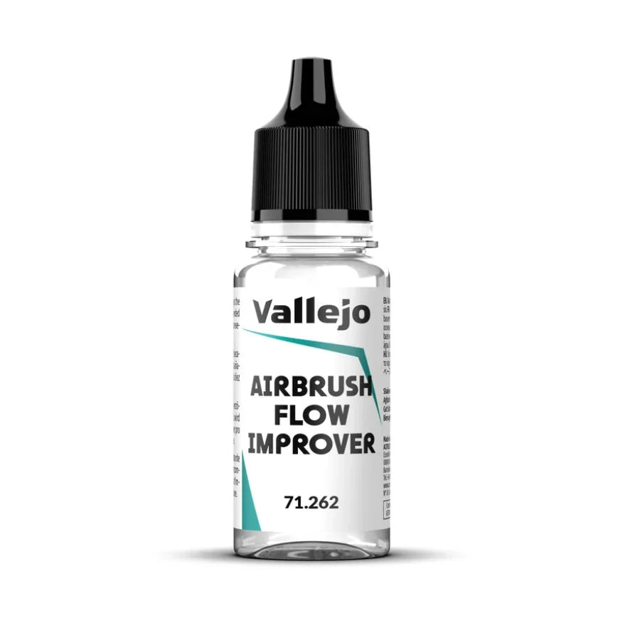 Vallejo Airbrush Flow Improver 18ml AV71262 airbrush medium bottle