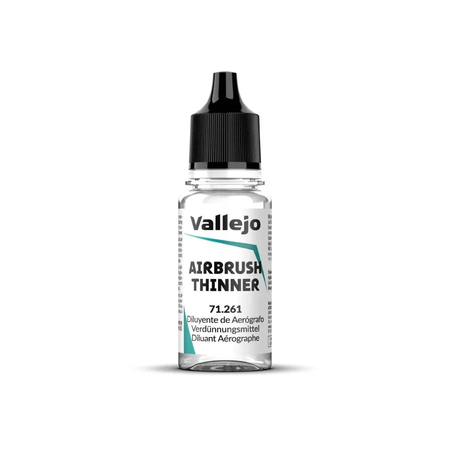 Vallejo Airbrush Thinner 17ml AV71261 airbrush medium bottle