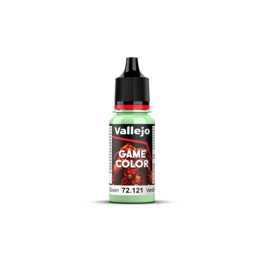 Vallejo Game Colour Ghost Green 18ml AV72121 acrylic paint bottle