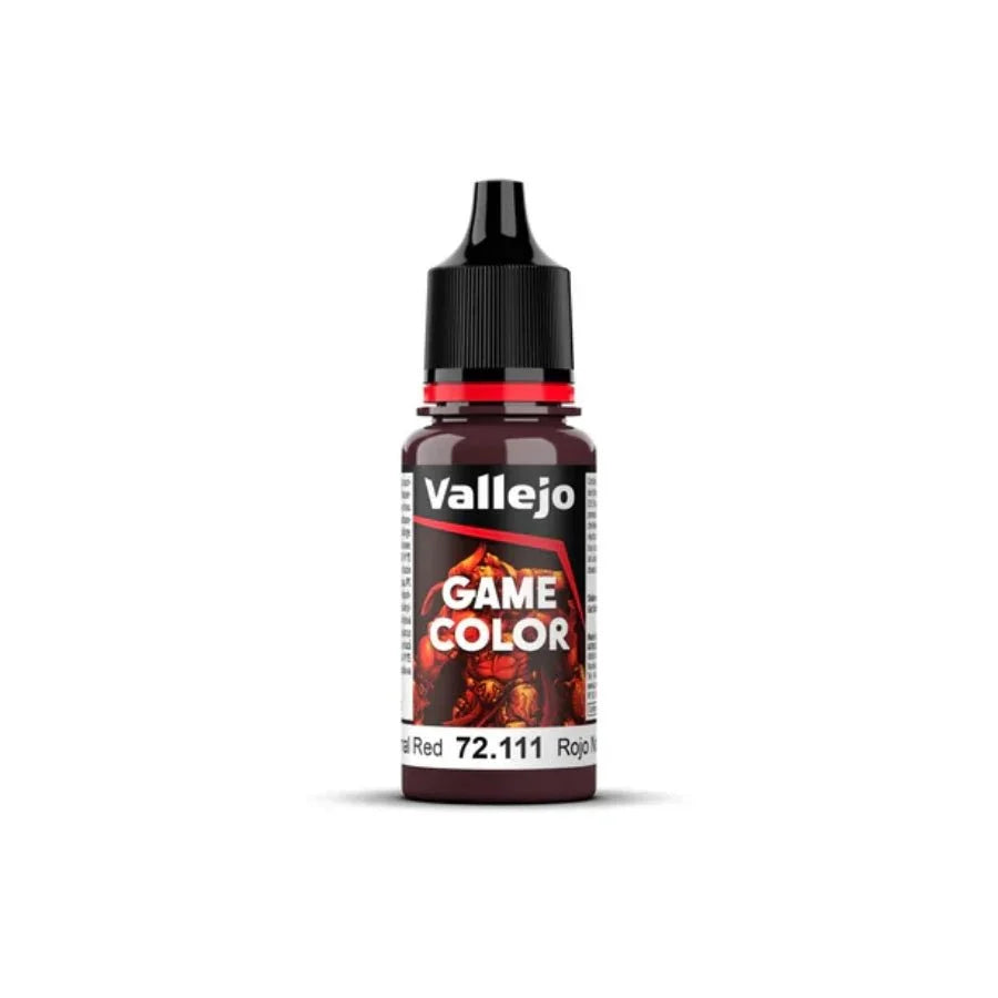 Vallejo Game Colour Nocturnal Red 18ml AV72111 acrylic paint bottle