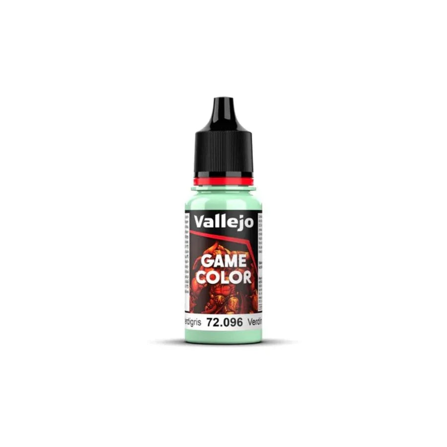 Vallejo Game Colour Verdigris 18ml AV72096 acrylic paint bottle