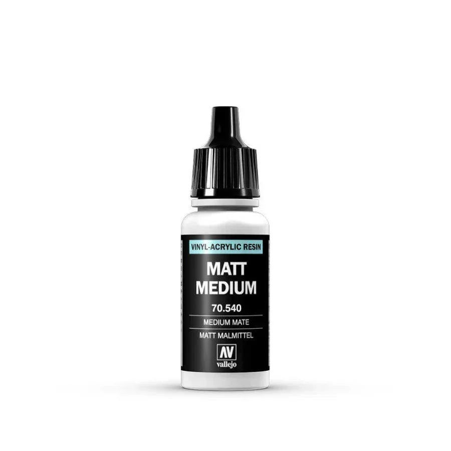 Vallejo Matt Medium 17ml AV70540 acrylic paint medium bottle