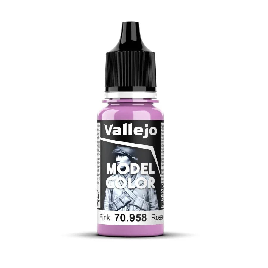 Vallejo Model Colour Pink 18ml AV70958 matt acrylic paint bottle