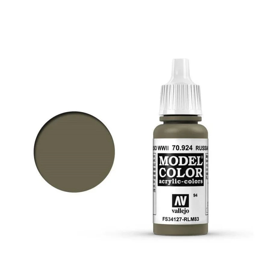 Vallejo Model Colour Russian Uniform WWII 18ml AV70924 matt acrylic paint bottle