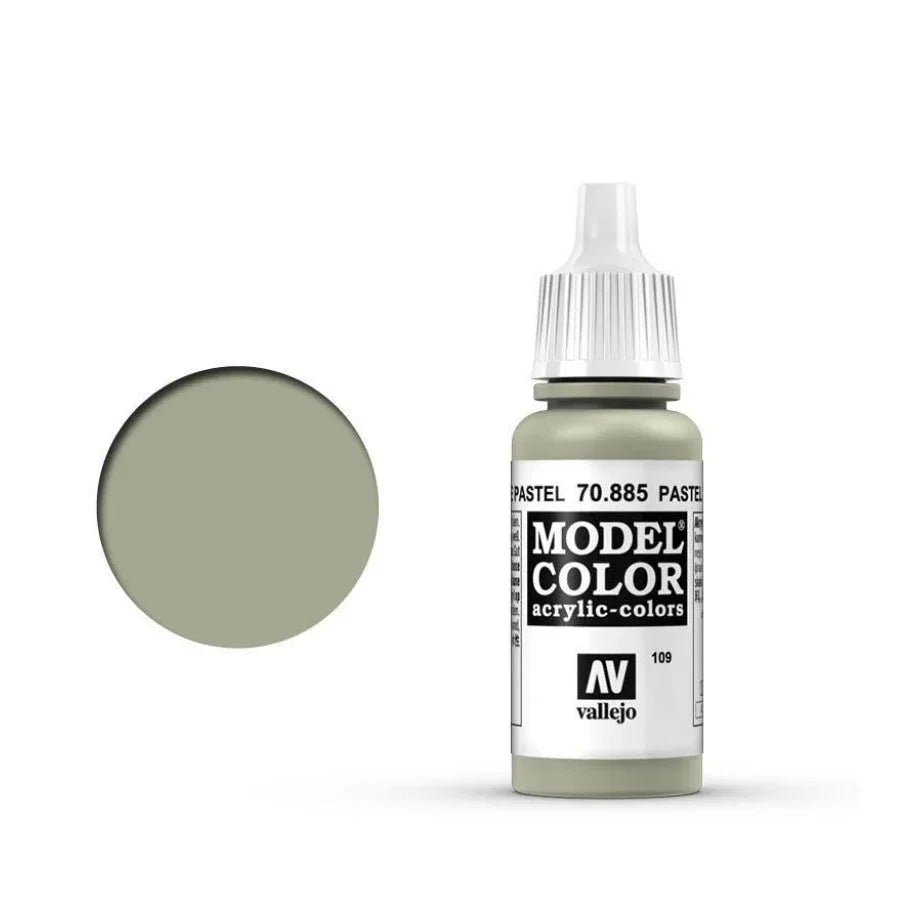 Vallejo Model Colour Pastel Green 17ml AV70885 matt acrylic paint bottle