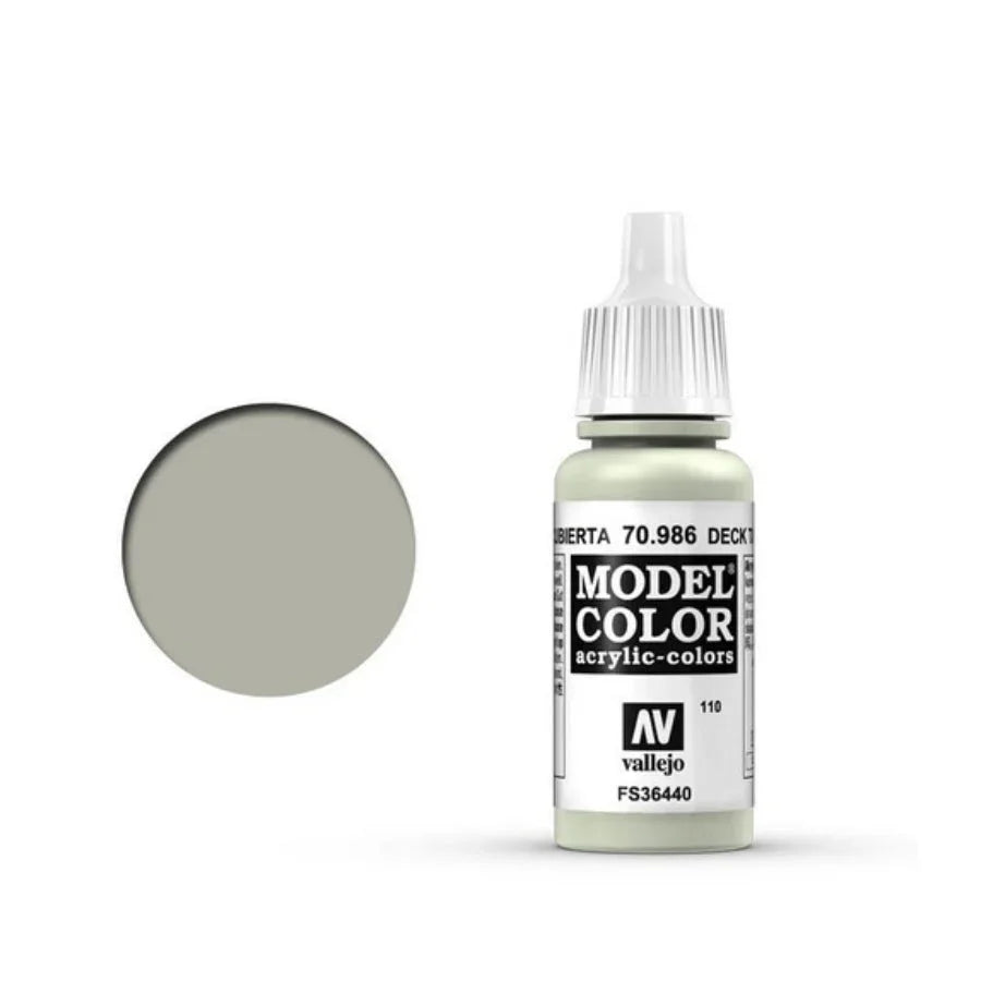 Vallejo Model Colour Deck Tan 18ml AV70986 matt acrylic paint bottle