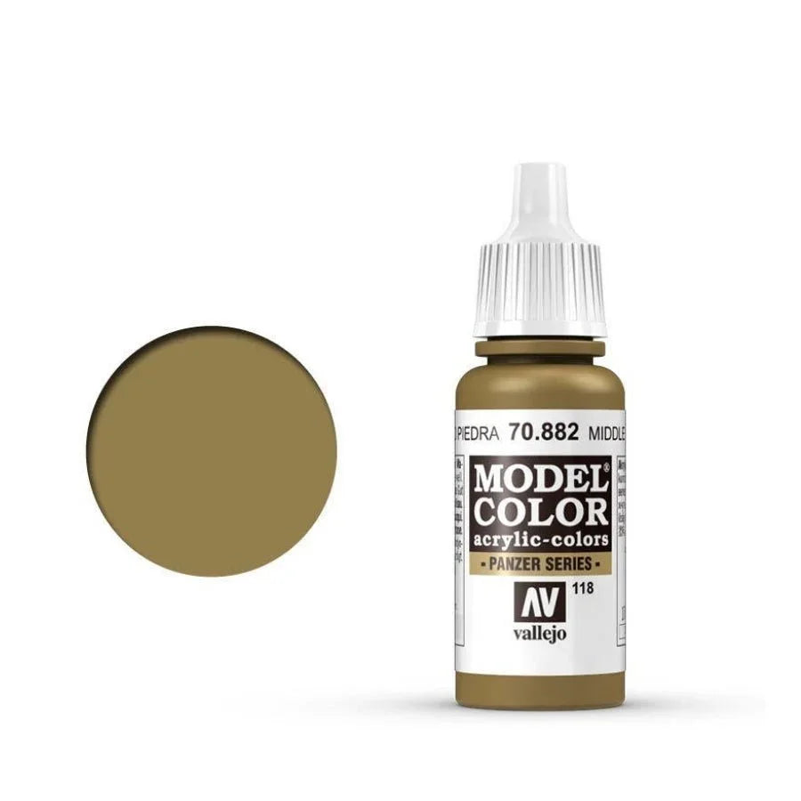 Vallejo Model Colour Middlestone 17ml AV70882 matt acrylic paint bottle