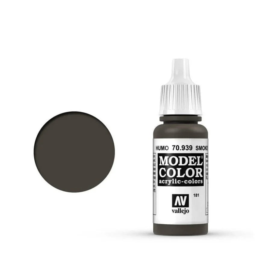 Vallejo Model Colour Transparent Smoke 17ml AV70939 transparent acrylic ink bottle