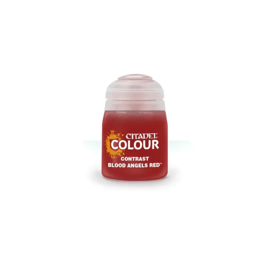 Citadel Contrast Blood Angels Red 18ml acrylic paint for miniatures at Aussie Hobbies Australia