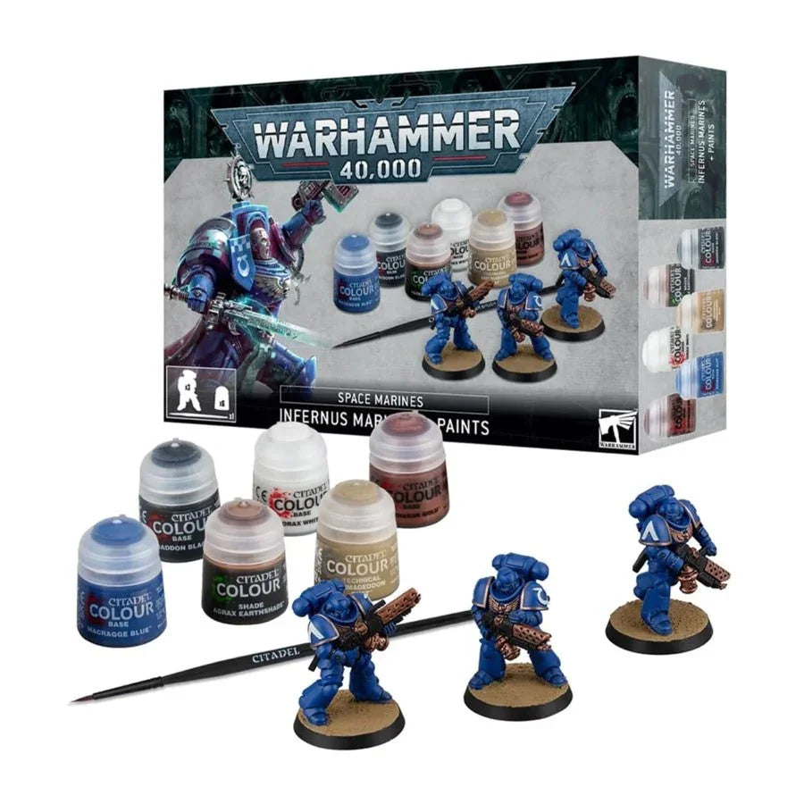 Warhammer: 40,000: Space Marines: Infernus Marines + Paints