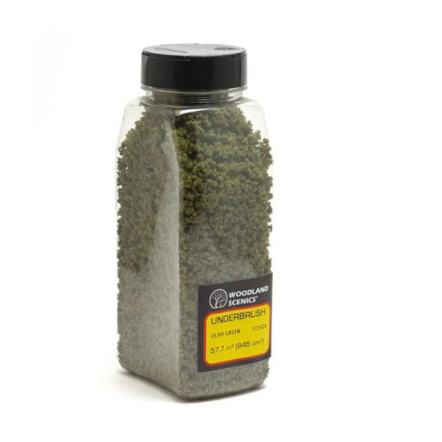 Woodland Scenics FC1634 Underbrush Olive Green Shaker