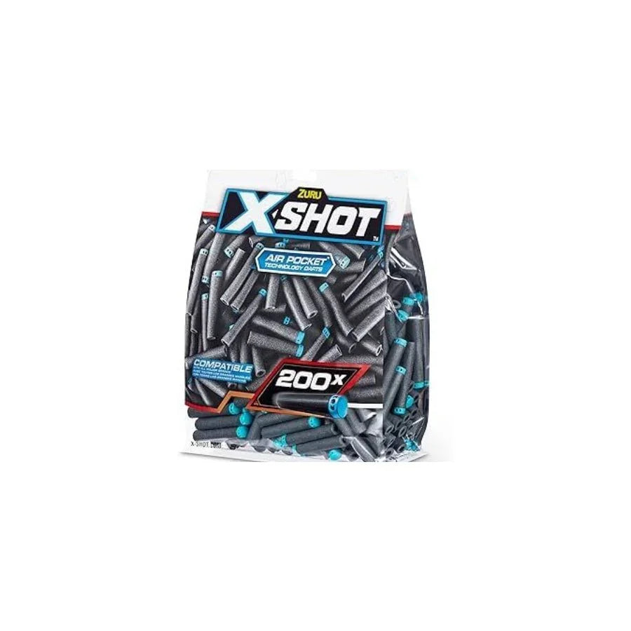 XSHOT 200pk Elite Dart Refills – Compatible Foam Darts for High-Performance Blasters