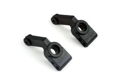 Black RC car suspension arms for model kits and hobby builds