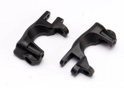 Black RC car suspension arms for model kit upgrades