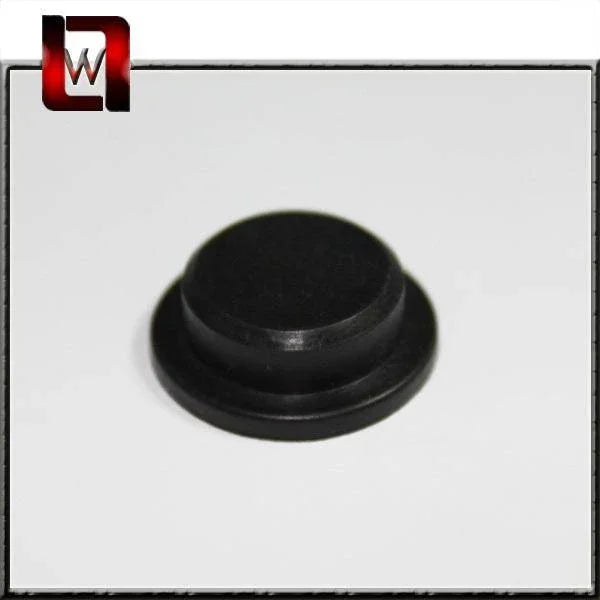 Black rubber grommet for model kits and hobby projects